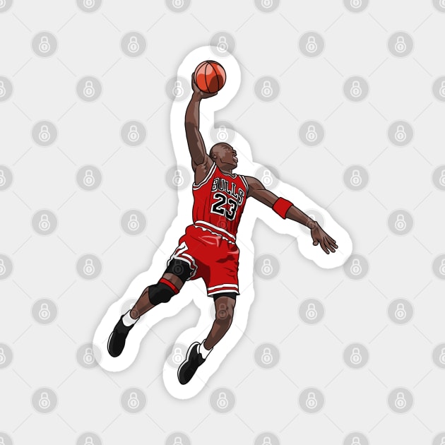 FLYING JORDAN Magnet by HSDESIGNS