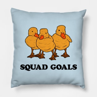 Ducklings Squad Goals Pillow