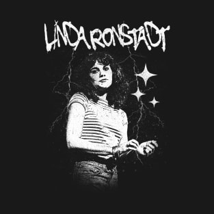 Linda Ronstadt // 1970s Retro Style Fan Design T-Shirt