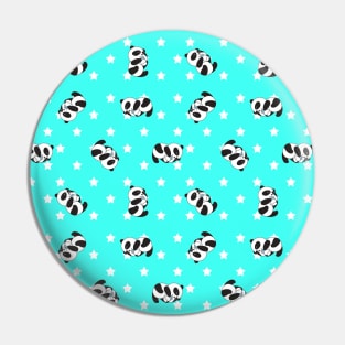 Cute pattern | panda drink milk Pin