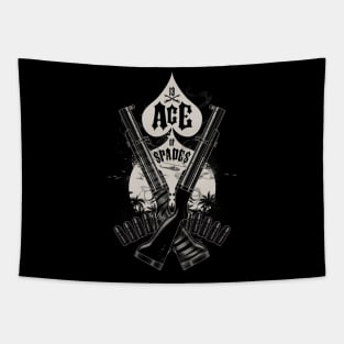 Ace of spades vietnam war Tapestry