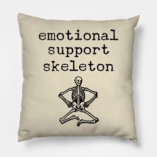 Emotional Support Skeleton Pillow