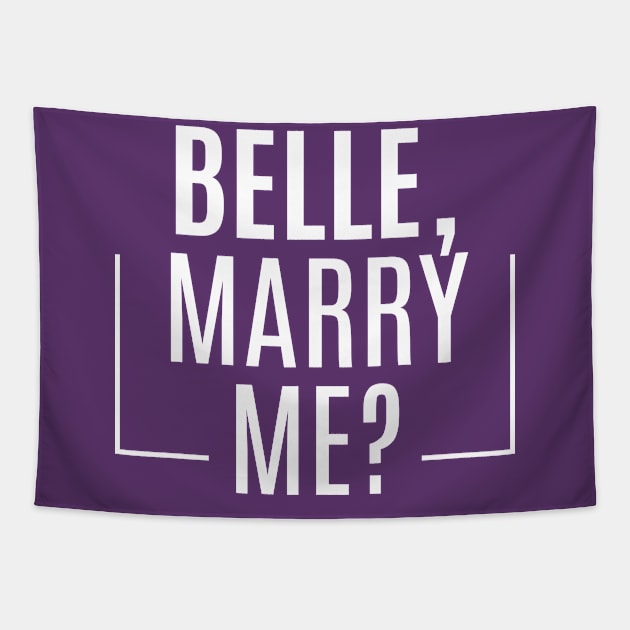 Belle, Marry Me? Tapestry by restlessart