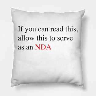 NDA Pillow