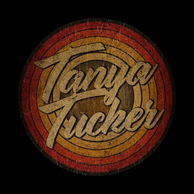 arjunthemaniac,circle retro faded Tanya Tucker by arjunthemaniac