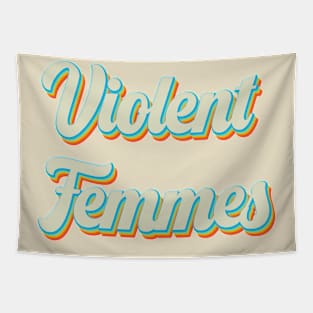 vintage color violent femmes Tapestry