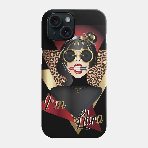 I’m a Libra Phone Case by Nobiya