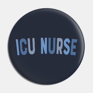 Vintage ICU Nurse Intensive Care Unit Nurse Emergency Nurse Pin