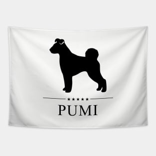 Pumi Black Silhouette Tapestry