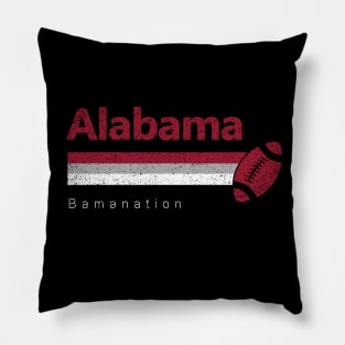 Alabama Vintage Football Bamanation Gameday Pillow
