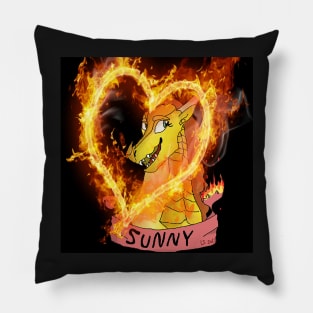 Wings of Fire Inspiration, Sunny the Dragon Pillow