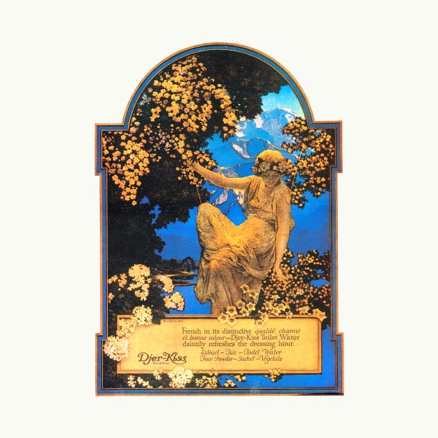 Advertisement for Djer-Kiss Toilet Water, 1917 by Maxfield Parrish by WAITE-SMITH VINTAGE ART