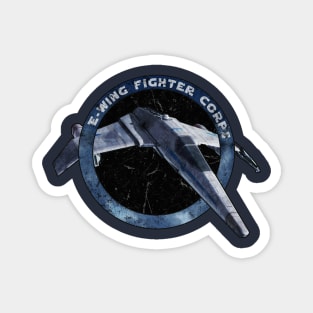 E - WING FIGHTER CORPS ONE Magnet