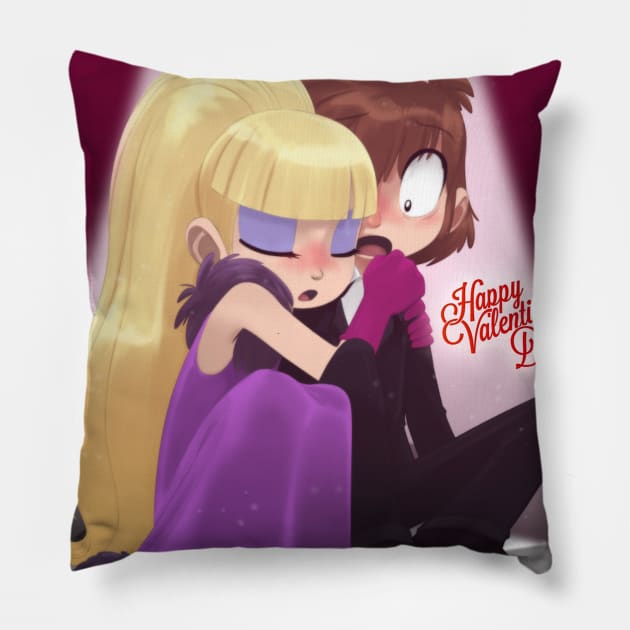 Gravity Falls - Pacifica X Dipper Pillow by Reddanmanic