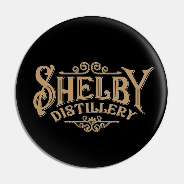 Shelby Distillery Pin by Vault Emporium