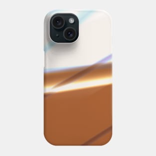 brown white abstract texture Phone Case