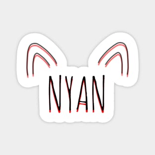 Nyan Cat Ears Magnet