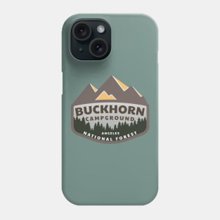 Buckhorn Campground Angeles National Forest Logo Phone Case