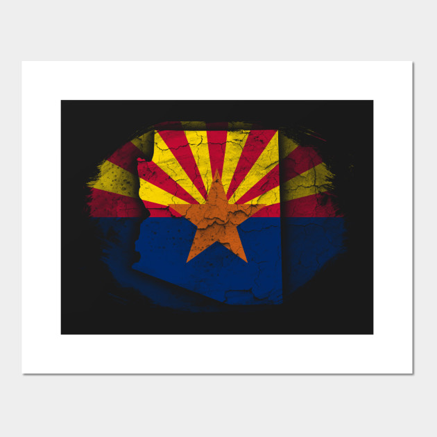 cool vintage distressed arizona