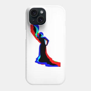 flamenco silhouette Phone Case