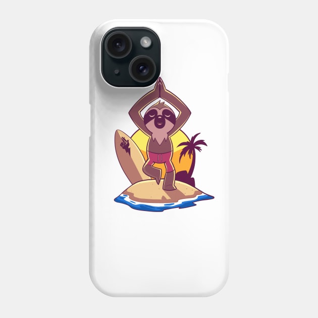 YOGA SLOTH RAYO Phone Case by RAYO