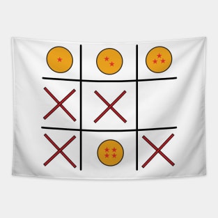 DBZ Tic Tac Toe Tapestry