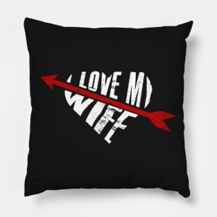 I love my wife, wife, love, family Pillow