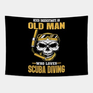 Scuba Diving Tapestry