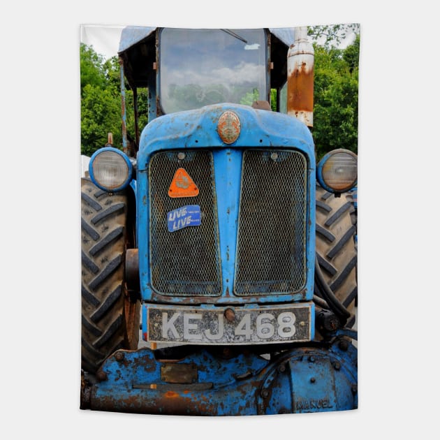 Vintage Roadless Tractor Tapestry by Random Railways