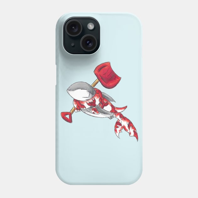 Visiting in a Blizzard Phone Case by KristenOKeefeArt