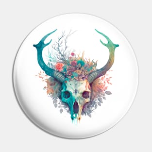 Skull of Nature Pin