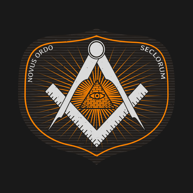 Freemason Masonic Member Square & Compass by Foxxy Merch