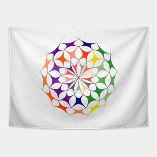 3D FLORAL FLOWER ABSTRACT DESIGN Tapestry