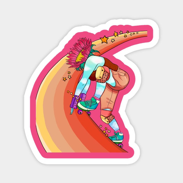 Roller Skate Magnet by steffiemolla