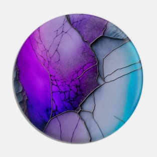 Heather Storm - Abstract Alcohol Ink Resin Art Pin