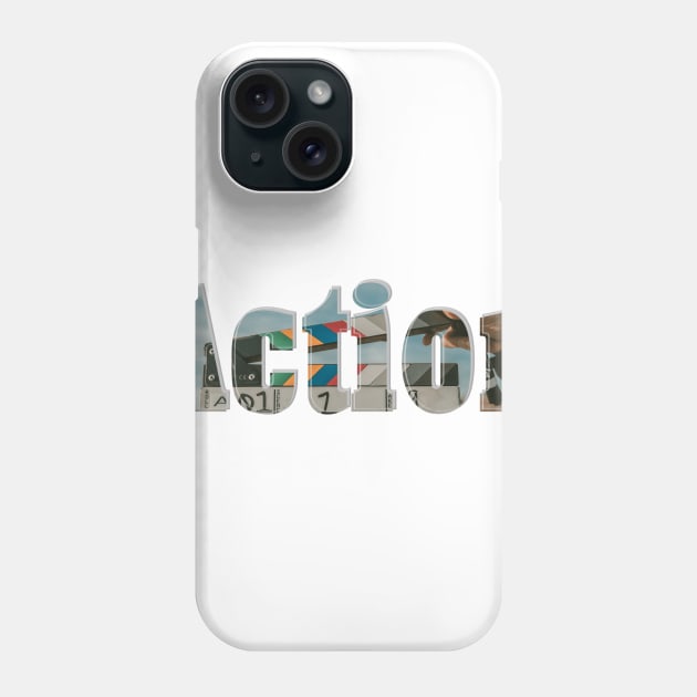 Action Phone Case by afternoontees