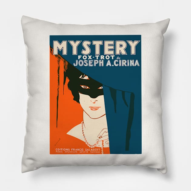 Mystery Foxtrot Pillow by CODA Shop