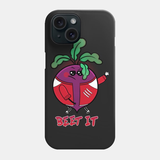 Just Beet It! Phone Case by Queenmob