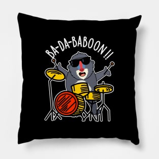 Ba-da-ba-boon Funny Monkey Baboon Pun Pillow