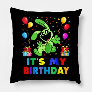 Its My Birthday Retro Pillow