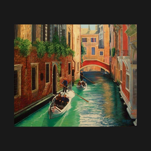 Venetian Gondoliers by terryhuey