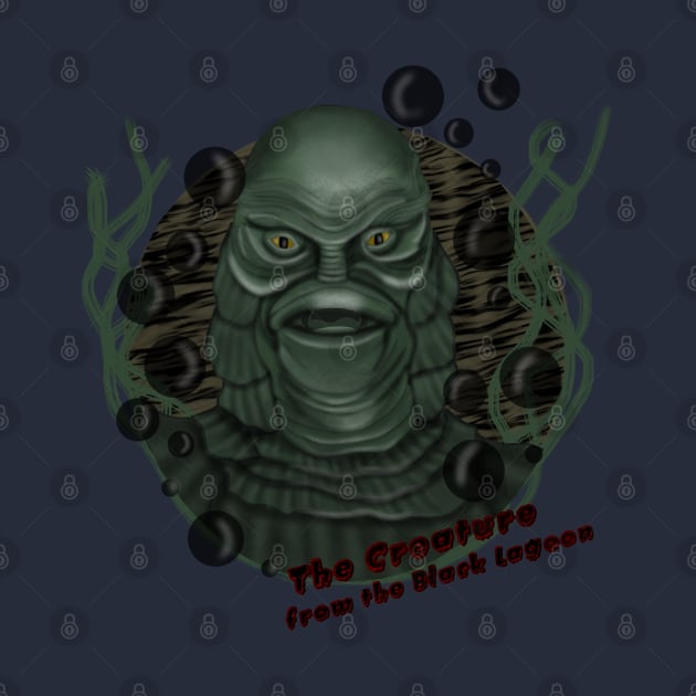 The Creature from the Black Lagoon by KataMartArt