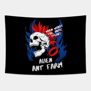 alien punk series Tapestry