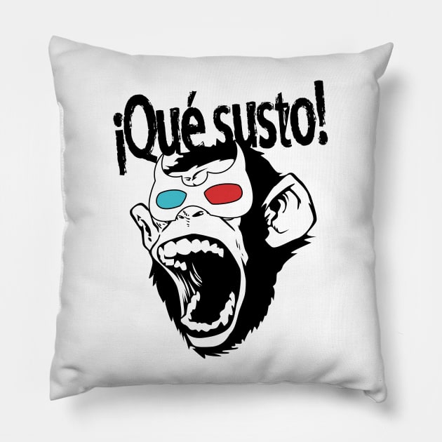 ¡Qué susto! Pillow by RK58