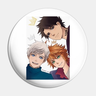 Emma, Norman & Ray Pin