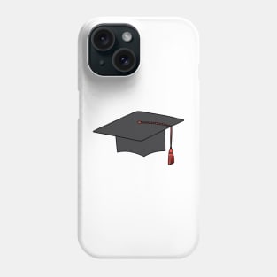 Red Tassel Graduation Cap Phone Case