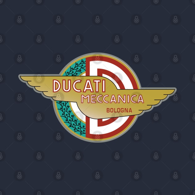 Ducati Classic Logo (visit:  fmDisegno.redbubble.com for full range) by fmDisegno
