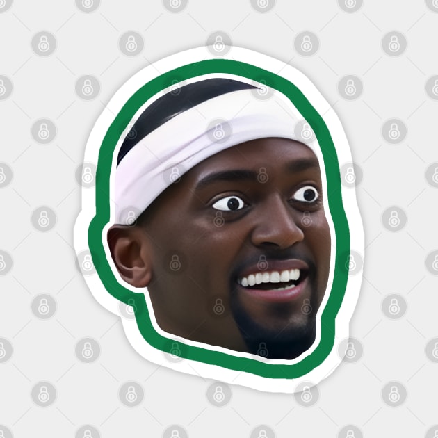 Crazy Eyes Bobby Portis Magnet by darklordpug