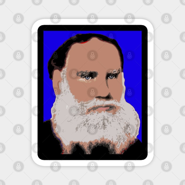 leo tolstoy Magnet by oryan80