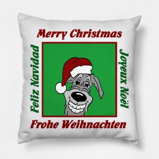 Irish Wolfhound Christmas Pillow